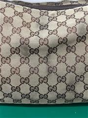 GUCCI MONOGRAM MEDIUM POP HOBO DARK BROW